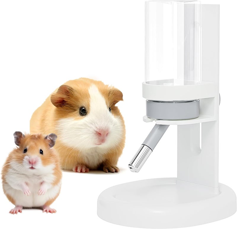 mini&moe Hamster Water Bottle No Drip – 4 oz Guinea Pig Water Bottle for Glass Tank with Adjustable Stand, Leak Proof Small Animal Water Dispenser for Cage for Gerbil Chinchilla Ferret Hedgehog - Image 1